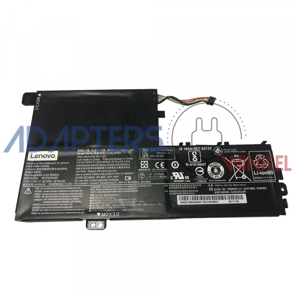 52.5wh Lenovo Yoga 510-14AST batterij