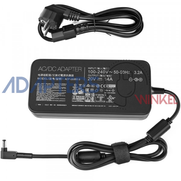 280W Acer Predator Helios 300 PH317-56-911Z Oplader Adapter Voeding