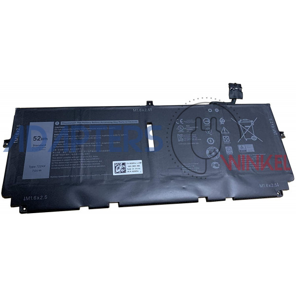 Dell 722KK 0WN0N0 WN0N0 02XXFW 2XXFW batterij 52wh