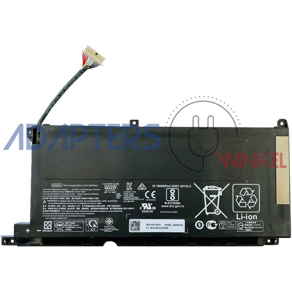 52.55wh HP Pavilion Gaming 16-a0020ca 16-a0030ca batterij