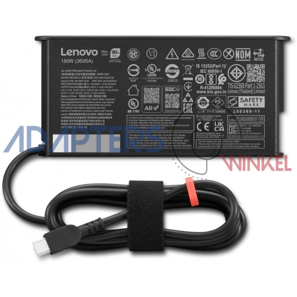 180W Lenovo ThinkPad T16g G3 21V5 21V6 Oplader USB-C Adapter