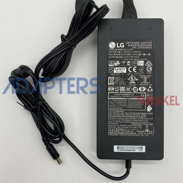 Zwart 210W LG K UHD LED Smart Home HU70LA HU70LA-NA Oplader Adapter