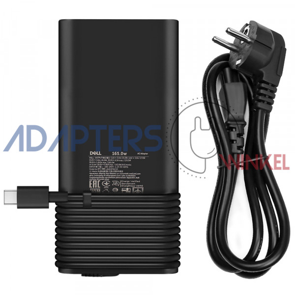 165W Dell 0n86km n86km Oplader USB-C Adapter