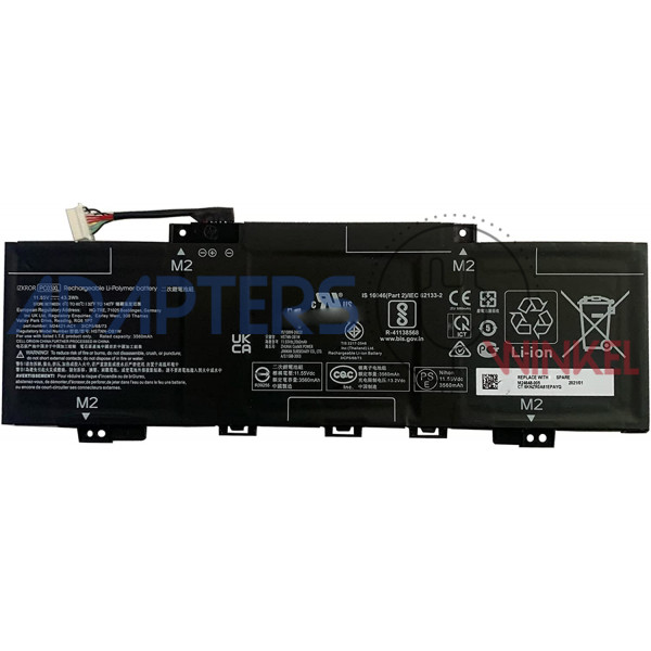 43.3Wh "HP Pavilion x360 15-er0000nb batterij