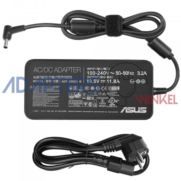 230W Asus 0A001-00391900 0A001-00391200 Oplader Adapter Voeding Origineel
