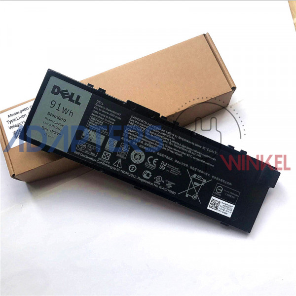 91Wh Dell P29E P29E001 batterij